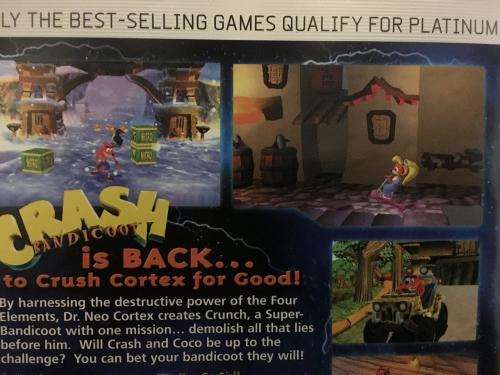 PS2 - Crash Bandicoot The Wrath of Cortex - Platinum