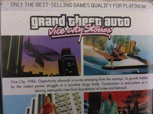 PSP - Grand Theft Auto Vice City Stories - Platinum