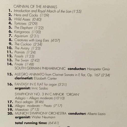 CD - The Classical Collection - CD20 - Saint-Saens - Orchestral Legends
