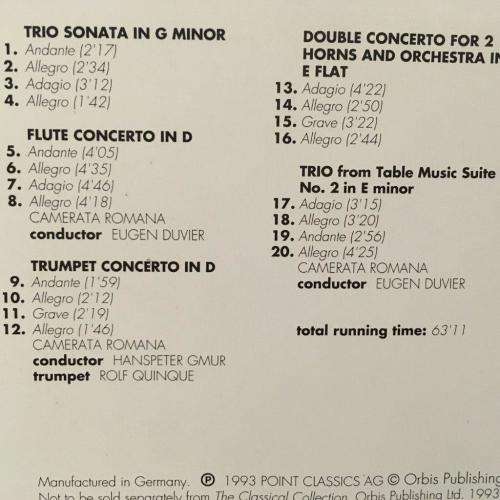 CD - The Classical Collection - CD35 - Telemann - Baroque Masterpieces