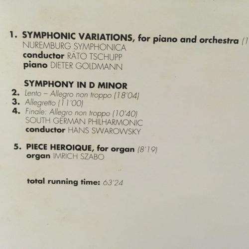 CD - The Classical Collection - CD39 - Franck - Symphonic Variations