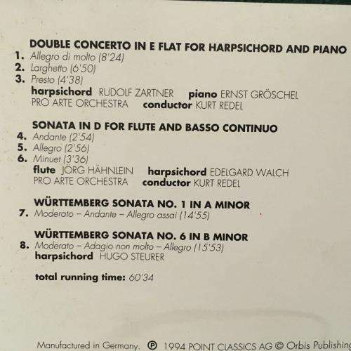 CD - The Classical Collection - CD41 - C.P.E. Bach - Baroque Masterpieces