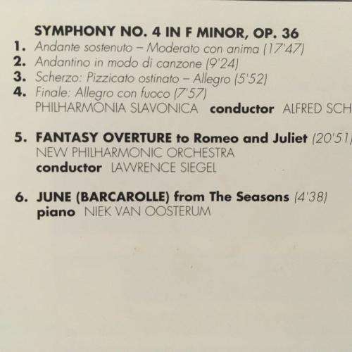 CD - The Classical Collection - CD58 - Tchaikovsky - Great Symphonies