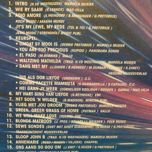 CD - Gerrie Pretorius - `Live Cd` opgeneem Met `n Vol Orkes