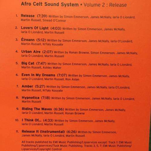 CD - Afro Celt Sound System - Volume 2: Release