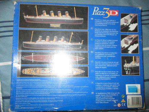3D - Titanic Puzzle - Milton Bradley
