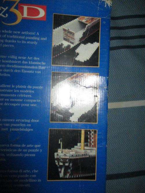 3D - Titanic Puzzle - Milton Bradley