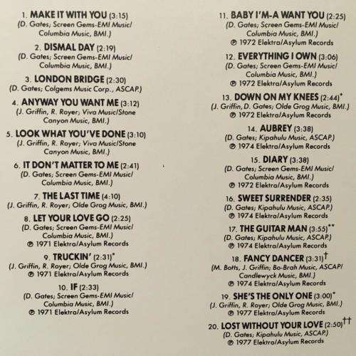 CD - Bread - Anthology of