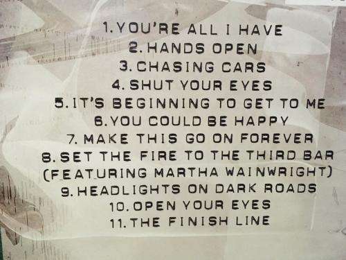 CD - Snow Patrol - Eyes Open