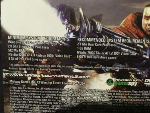 PC - Unreal Tournament III