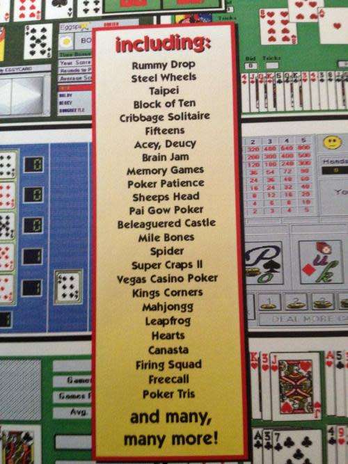 PC - Card Games for Windows 95,98 & ME