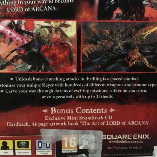 PSP - Lord of Arcana - Slayer Edition