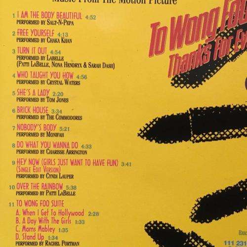 CD - To Wong Foo, Thanks For Everything JulieNewmar - Music From The Motion Picture