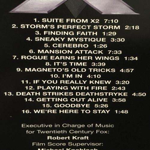CD - X-Men 2 - Original Motion Picture Soundtrack
