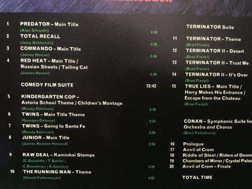 CD - The Greatest Themes From The Films of Arnold Schwarzenegger