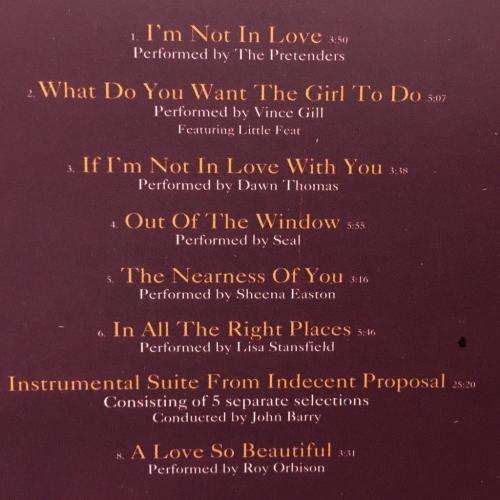 CD - Indecent Propsal - Original Motion Picture Soundtrack