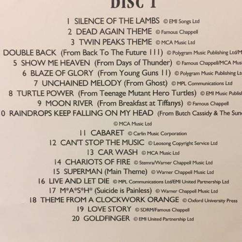 CD - Film Themes - Disc One