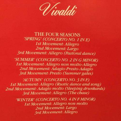 CD - The Great Composers - Cd 25 - Vivaldi The Four Seasons