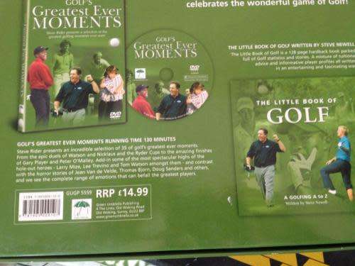 Golf Book & DVD Gift Pack