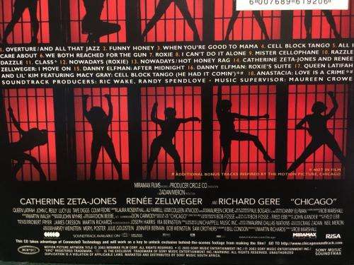 CD - Chicago - Music From The Miramax Motion Picture