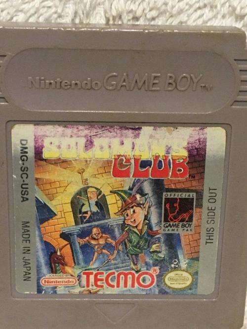 Game Boy - Solomons Club