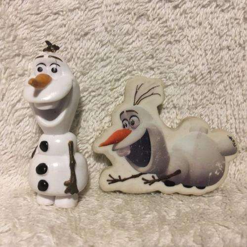Disney Olaf Frozen Figure + Olaf Eraser
