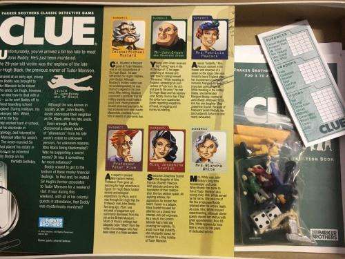 Clue - Parker Brothers Classic Detective Game - Parker Brothers
