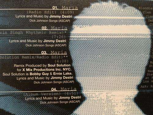 CD - Blondie - Maria (Single)
