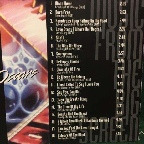 CD - Oscars - Music From The Big Screen
