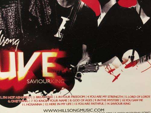 CD - Hillsong - Saviour King Live