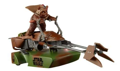 Scalextric Star Wars Paploo The Ewok 74-Z Speeder Bike  (new) 1:32 Scale