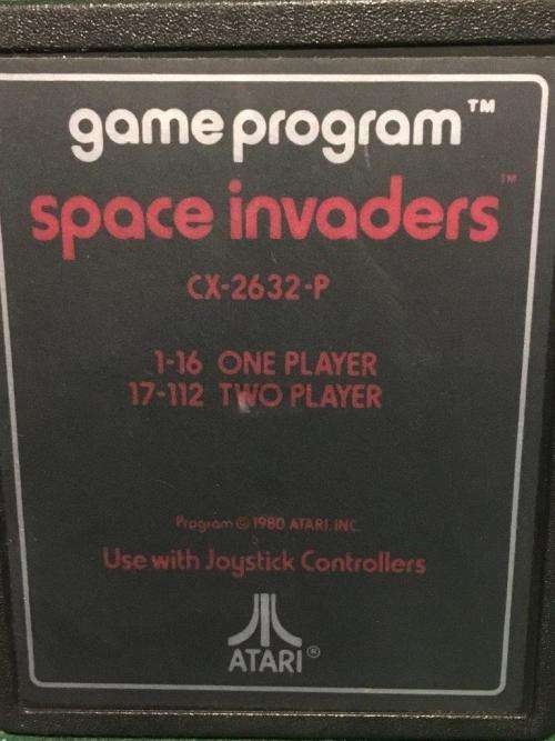 Atari - Space Invaders Cartridge