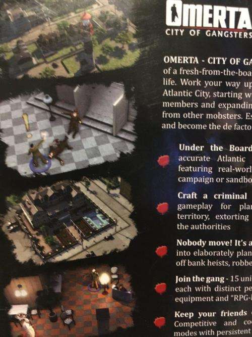 Xbox 360 - Omerta City of Gangsters