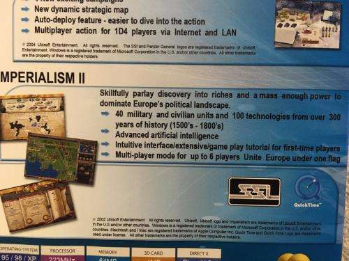 PC - Panzer General Scorched Earth + Imperialism II