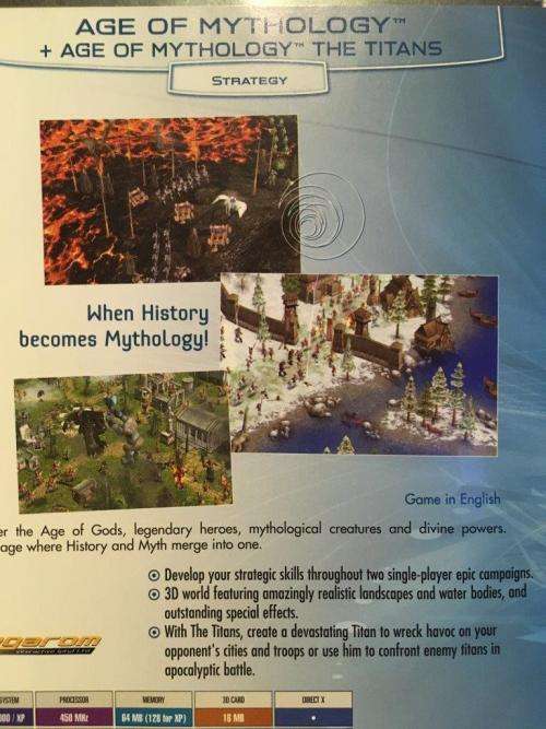 PC - Age of Mythology Gold Edition + The Titans Expansion