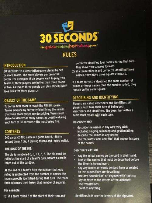 30 Seconds - Calco Games 10th Aniniversary Revised Edition - The Quick Thinking Fast Talking Game