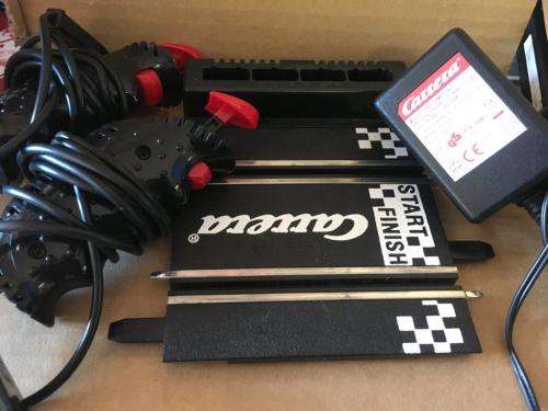 Carrera Go - Power Supply Plug in Transformer Power Base & 2 Controllers 1:43 scale