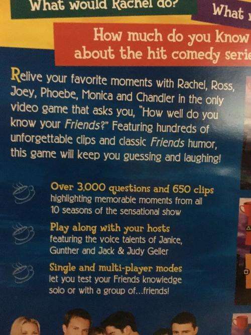 PS2 - Friends The One With All The Trivia