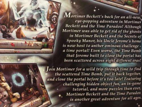 PC - Mortimer Beckett and the Time Paradox - Hidden Object Game