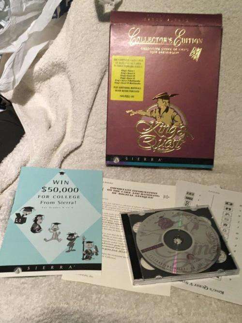 PC - Kings Quest Collector's Edition (Big Box Game DOS win 3.1 ) - Retro Gaming