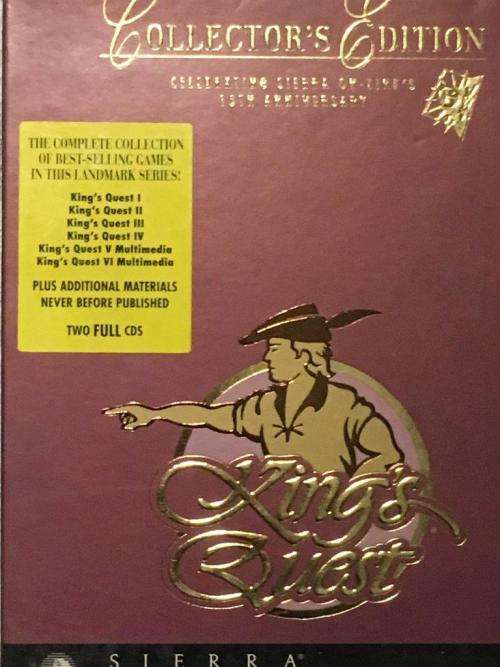 PC - Kings Quest Collector's Edition (Big Box Game DOS win 3.1 ) - Retro Gaming