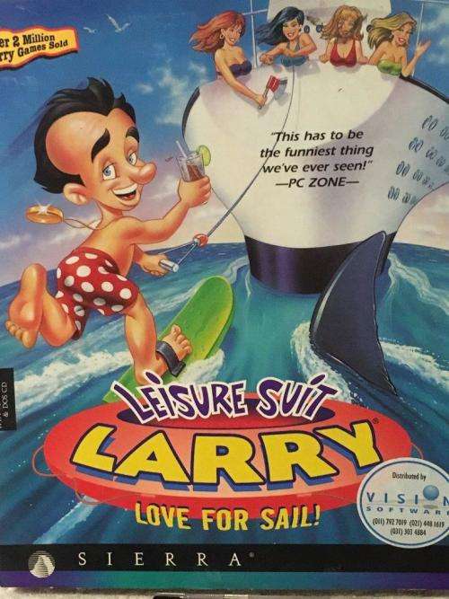 PC - Leisure Suit Larry Love for Sail! (Big Box Game DOS win 95 ) - Retro Gaming