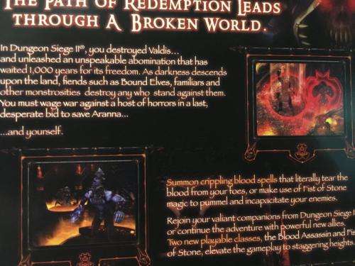 PC - Dungeon Siege II Broken World - Expansion pack