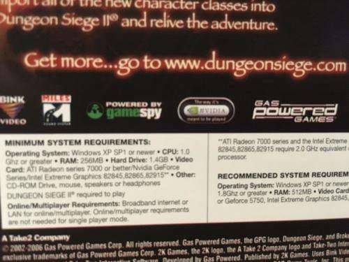 PC - Dungeon Siege II Broken World - Expansion pack