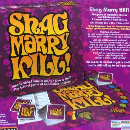 Shag Mary Kill ! - Prima Toys - Who To Shag? Who To Marry? Who To Kill?