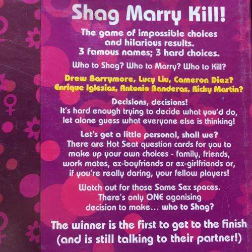 Shag Mary Kill ! - Prima Toys - Who To Shag? Who To Marry? Who To Kill?