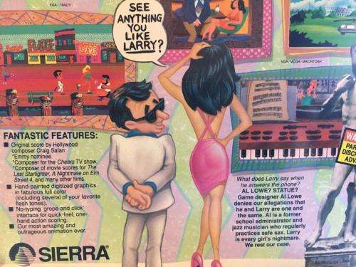 PC - Leisure Suit Larry 5 - (Big Box - Dos Floppy Disc - Retro Gaming
