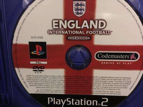 PS2 - England International Football 2004 Edition + DVD Englands Road To Portugal