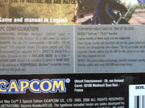 PC - Devil May Cry 3 Special Edition