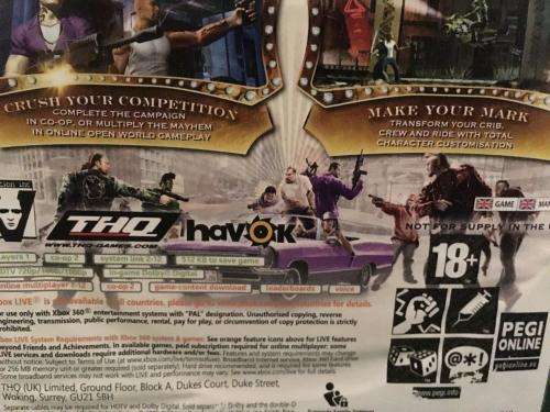 Xbox 360 - Saints Row 2